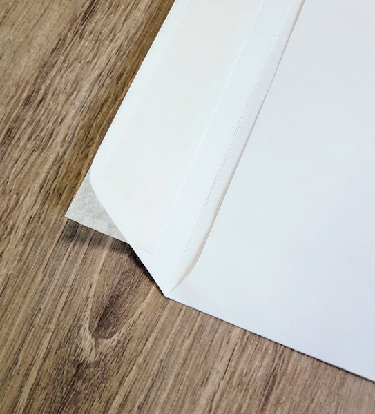 Enveloppes - Blanc ~120 x 180 mm, 130 g/qm Papier cartonné