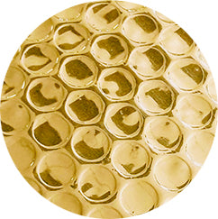Pochettes bulles dair métallisées 165x165 Or
