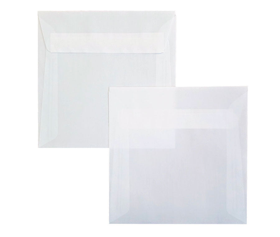 Enveloppes 125X125 Calque transparent 100g