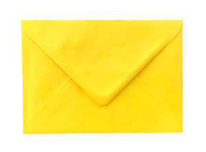 Enveloppes Colorfix C6-114x162 Jaune Poussin