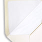 Enveloppe patte pointue Vergé ivoire 165x215 doublée Soie Blanche