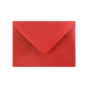 Enveloppes Perlescentes C7 82x113 Rouge 120g