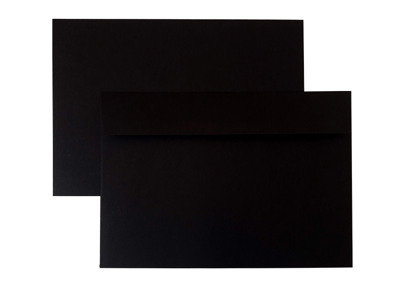 Enveloppes C6-114x162 Velin 120g Noir