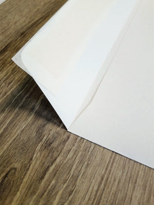 Enveloppes carrées auto-adhésives 125X125 Blanc  110g