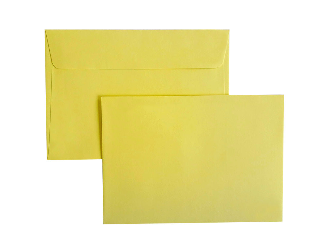 Enveloppes C6-114x162 Velin 120g Jaune Vif