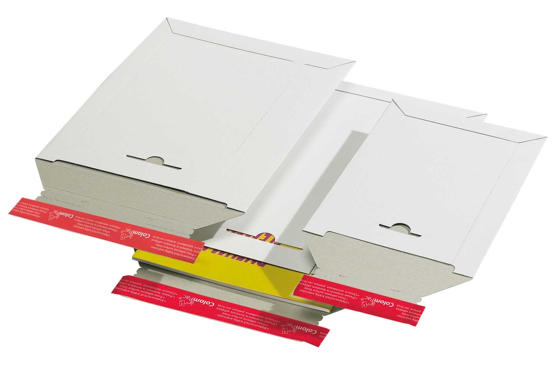 Pochette dexpédition refermable carton rigide blanc 215x270