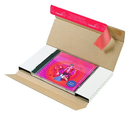 Emballage dexpédition pour boîtier CD en carton ondulé CP042.21