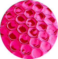Pochettes bulles dair métallisées 165x165 Rose Fuschia