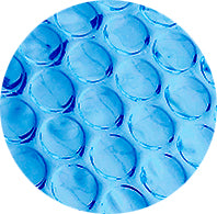Pochettes bulles dair metallique 250x180 Bleu