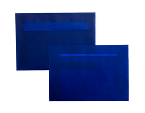 Enveloppes C6-114X162 Calque Bleu Marine 100g