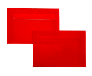 Enveloppes C6-114X162 Calque Rouge 100g