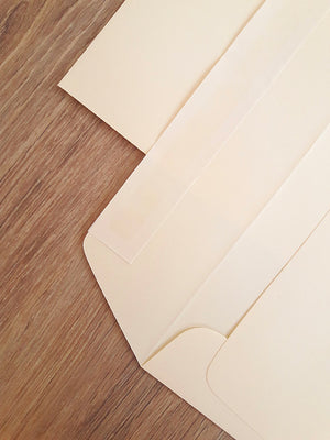 Enveloppes C6-114x162 Velin 120g Ivoire