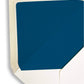 Enveloppe patte pointue Vergé ivoire 110x225 doublée Soie Abysse