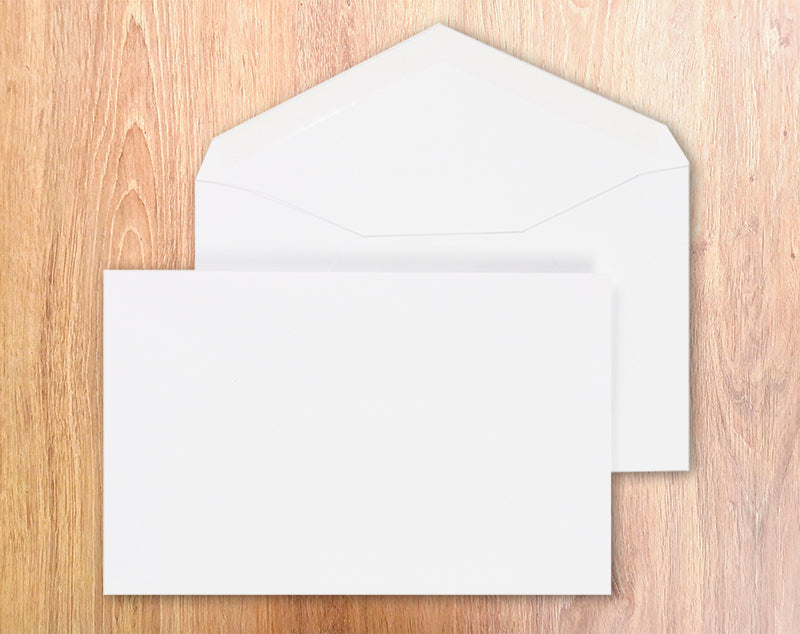 Enveloppes Elégance patte pointue 150X220 Blanc 120g