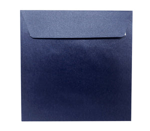 Enveloppe-cadeau Verticale Bleue Avec Poche Arrondie Sur Fond De Clips  Papier Multicolores Sur Fond Jaune Photo stock - Image du blanc, carte:  251226842
