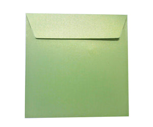 Enveloppes Perlescentes 155x155 Citron Vert 120g