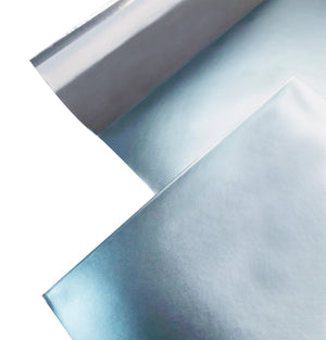 Pochettes C5-162X229 Aluminium mat Bleu Glacé