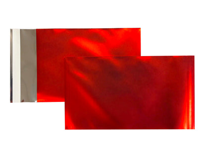 Pochettes C5-162X229 Aluminium mat Rouge