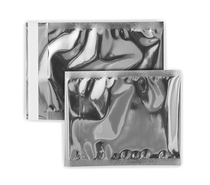 Pochettes C5-162X229 Aluminium métallisé Argent