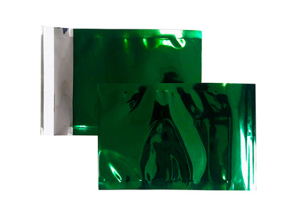 Pochettes C5-162X229 Aluminium métallisé Vert