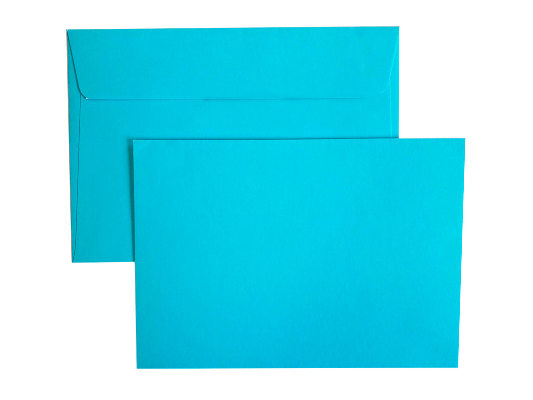 Enveloppes Velin Bleu Vif C5-162x225