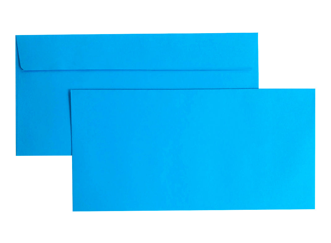 Enveloppes DL-110x220 Velin 120g Bleu Vif