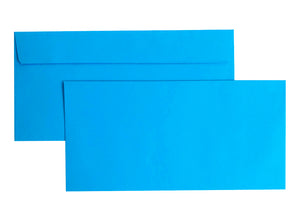 Enveloppes DL-110x220 Velin 120g Bleu Vif