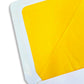 Enveloppe patte pointue vergé blanc 114x162 doublée Soie Soleil