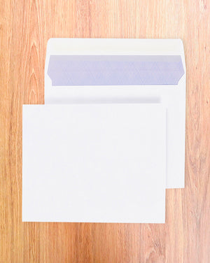 Enveloppes mécanisables 185X185 Blanc 90g