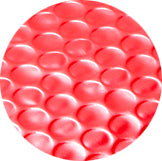 Pochettes bulles dair mat 165x165 Rouge