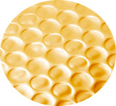 Pochettes bulles dair mat 165x165 Or