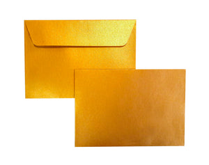 Enveloppes C6-114x162 Velin 120g Or