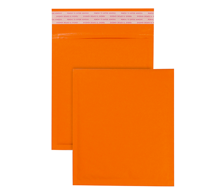 Pochette bulles dair kraft orange - 229x324
