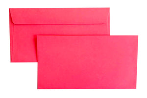 Enveloppes DL-110x220 Velin 120g Rose Vif