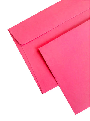 Enveloppes C5-162x229 Velin 120g Rose Vif