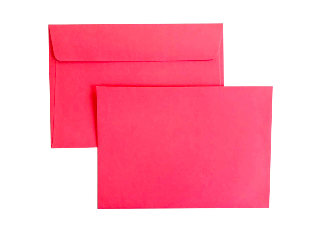 Enveloppes C6-114x162 Velin 120g Rose Vif