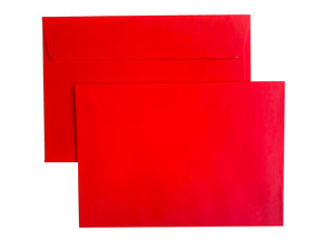 Enveloppes C5-162x229 Velin 120g Rouge Fonce