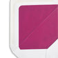 Enveloppe patte pointue velin blanc 114x162 doublée Soie Fuschia