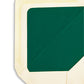 Enveloppe patte pointue velin ivoire 114x162 doublée Soie Turquoise