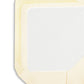 Enveloppe patte pointue velin ivoire 120x180 doublée Soie Blanche