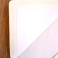 Enveloppe patte pointue Vergé ivoire 90x140 doublée Soie Blanc