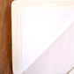 Enveloppe patte pointue Vergé ivoire 90x140 doublée Soie Blanc